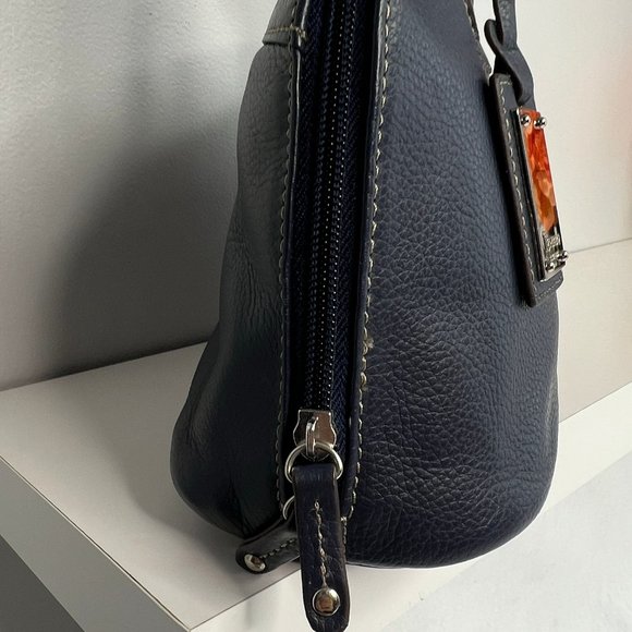 Tignanello Blue Leather Small Handbag - Picture 5 of 15